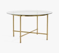 Everson Round Metal Pedestal Table (52")