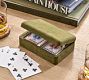 Faux Suede Poker Card Set