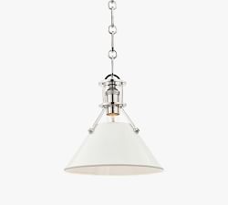 Jocelyn Flared Metal Pendant (10"-16")