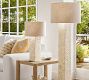 Lila Woven Bone Inlay Table Lamp (16")