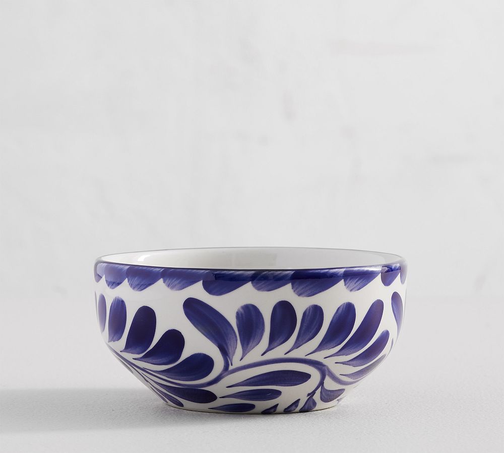 Puebla Porcelain Cereal Bowls - Set of 4 by Pottery Barn