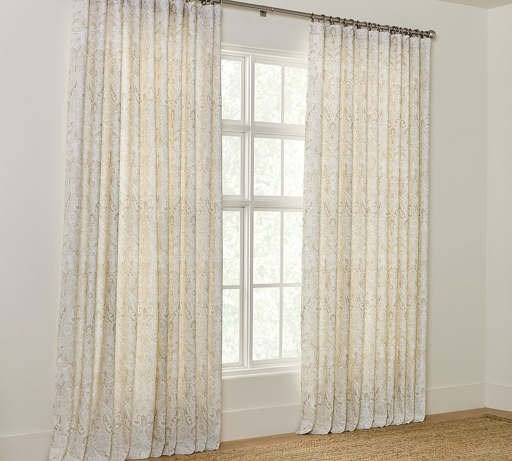Golden Haze Printed Curtain by Pottery Barn