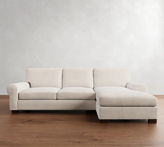 Turner Roll Arm Chaise Sectional (107"-132") by Pottery Barn