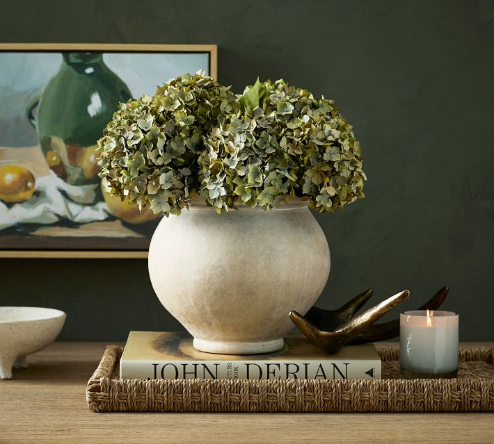 Faux Dusty Green Hydrangea Bundle | Pottery Barn