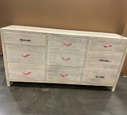 Open Box: Aptos 9-Drawer Dresser (72") - Sandwash