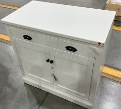 Open Box: Aubrey Modular Media Cabinet Door Base (36"W x 36"H) - Dutch White