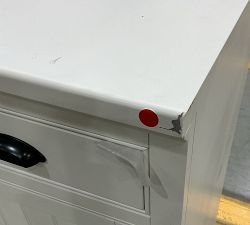 Open Box: Aubrey Modular Media Cabinet Door Base (36"W x 36"H) - Dutch White