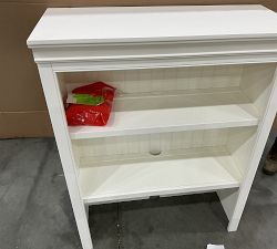 Open Box: Aubrey Modular Media Hutch (36"W x 48"H) - Dutch White