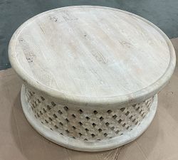 Open Box: Bodega Round Coffee Table (34") - Sandwash