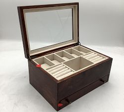 Open Box: Burlwood Jewelry Armoire