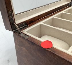Open Box: Burlwood Jewelry Armoire