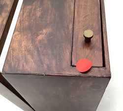 Open Box: Burlwood Jewelry Armoire