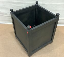 Open Box: Chris Loves Julia Square Planter, Large (18"D x 22"H) - Antique Brass