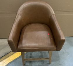 Open Box: Gideon Leather Counter Stool (25") - Signature Maple, Seadrift