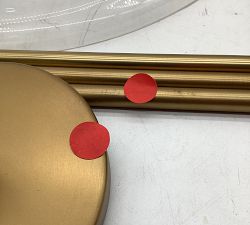 Open Box: Meyer Flared Glass Pendant (17") - Vintage Brass