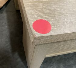 Open Box: Modern Farmhouse Rectangular Coffee Table (64") - Fog
