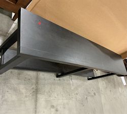 Open Box: Reed Grand Console Table (84") - Warm Black