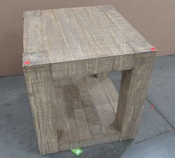 Open Box: Rockport Rectangular Reclaimed Wood Side Table (24") - Sierra