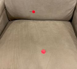 Open Box: Tyler Square Arm Leather Tall Manual Recliner without Nailheads (41") - Nubuck Camel, Seadrift