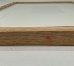 Open Box: Wood Gallery Frame, 16" x 20" (5"x7", 11"x14" Opening) - Natural