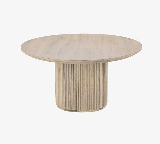 Taraval Round Dining Table (55") by Pottery Barn