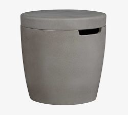 Nerissa Concrete Round Propane Tank Storage Cover (19")