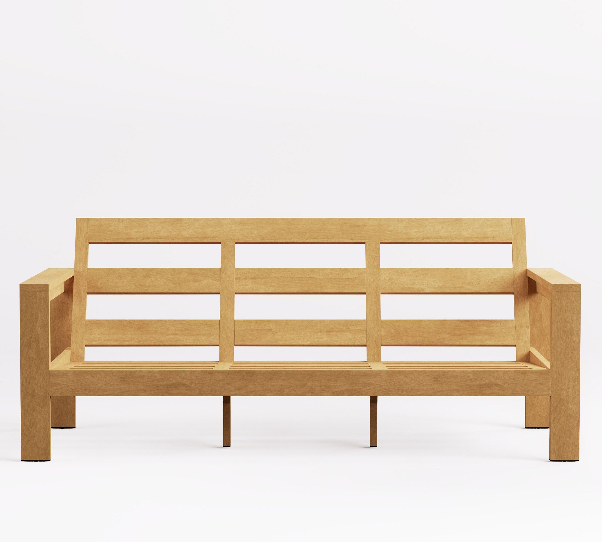 Malibu Teak Outdoor Sofa (77")