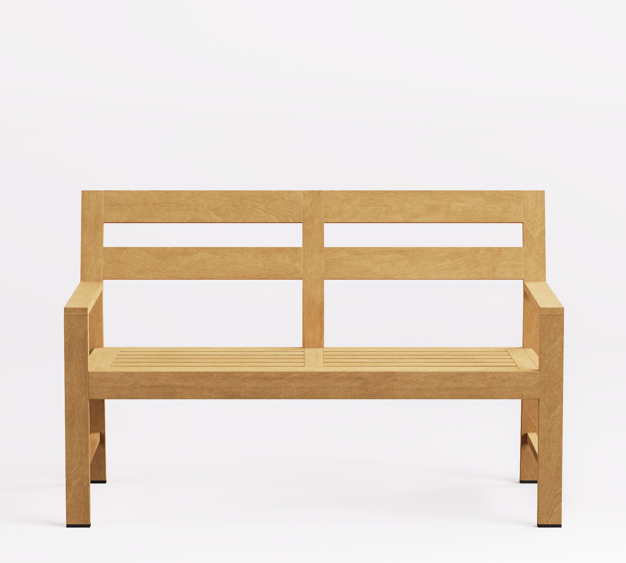 Malibu Teak Outdoor Porch Bench (54")
