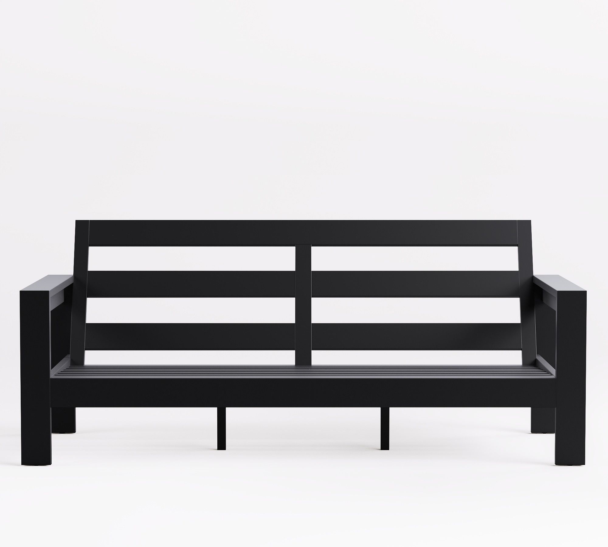 Malibu Metal Outdoor Sofa (77") - thumbnail 2