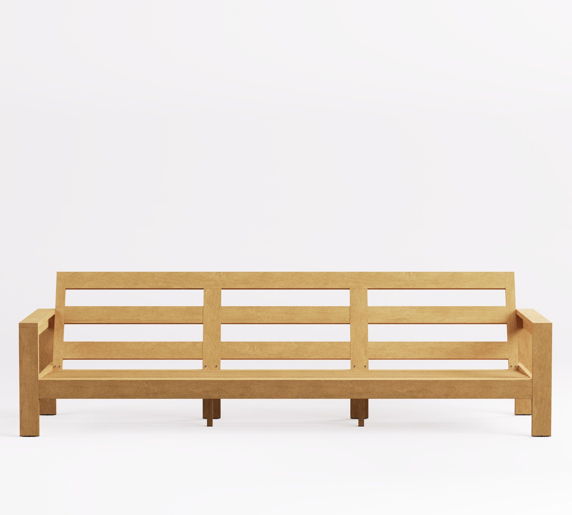 Malibu Teak Grand Outdoor Sofa (97")