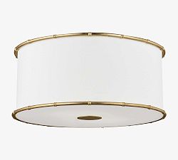 Aliana Metal Round Flush Mount (18.5")