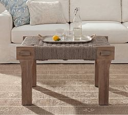 Jalen Teak Outdoor Accent Stool (27")