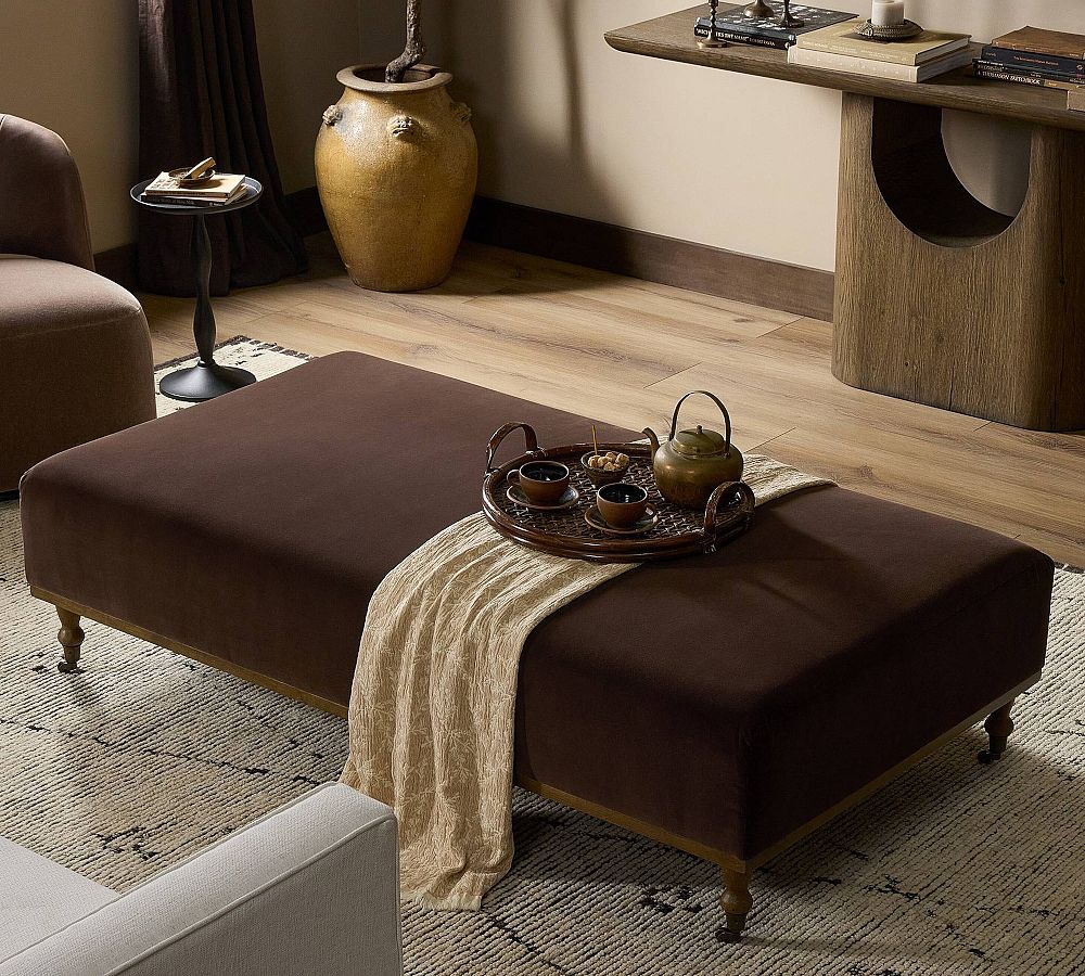 Causewell Ottoman by Pottery Barn