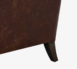 Maribel Roll Arm Leather Chair
