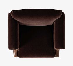 Maribel Roll Arm Leather Chair
