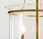 Oxford Glass Hundi Semi Flush Mount (14")