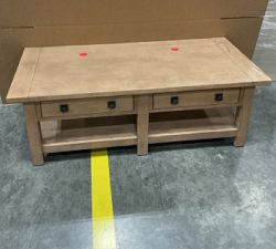 Open Box: Benchwright Rectangular Coffee Table (54") - Seadrift