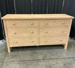 Open Box: Farmhouse 6-Drawer Dresser (66") - Seadrift