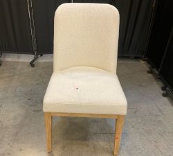 Open Box: Layton Grand Upholstered Dining Chair - Performance Boucle Oatmeal, Seadrift