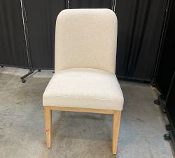 Open Box: Layton Grand Upholstered Dining Chair - Performance Boucle Oatmeal, Seadrift