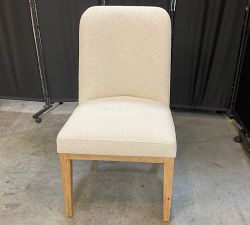 Open Box: Layton Grand Upholstered Dining Chair - Performance Boucle Oatmeal, Seadrift