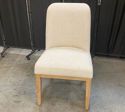 Open Box: Layton Grand Upholstered Dining Chair - Performance Boucle Oatmeal, Seadrift