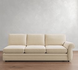 Open Box: Pearce Roll Arm Right Sofa - Performance Boucle Oatmeal