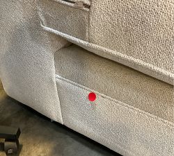 Open Box: Pearce Roll Arm Right Sofa - Performance Boucle Oatmeal