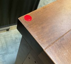 Open Box: Reed 7-Drawer Dresser (57.5") - Antique Umber, Antique Brass