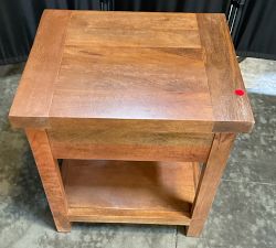 Open Box: Reed Nightstand (19.5") - Antique Umber, Antique Brass