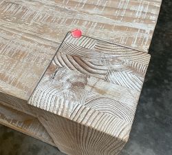 Open Box: Rockport Square Reclaimed Wood Coffee Table (44") - Pale Sand
