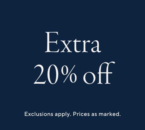 Shop All Extra 20% off Select Sale &amp; Clearance