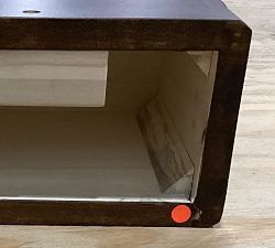 Open Box: Rustic Ledge (9"D x 48"W) - Dark Chocolate