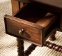Barley Rectangular Side Table (16")